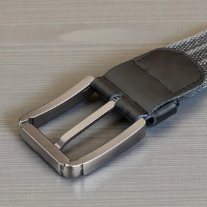 Ceinture pour homme toile avec œillets métalliques robustes