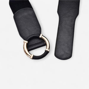Ceinture large femme en simili-cuir pour robe, jupe ou chemise