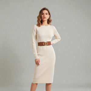 Ceinture large femme pour robe moderne et élastique