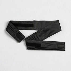 Ceinture large femme en simili cuir vegan chic