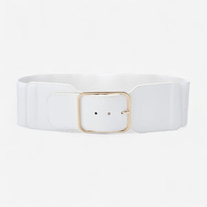 Ceinture large femme simili-cuir pour manteau léger