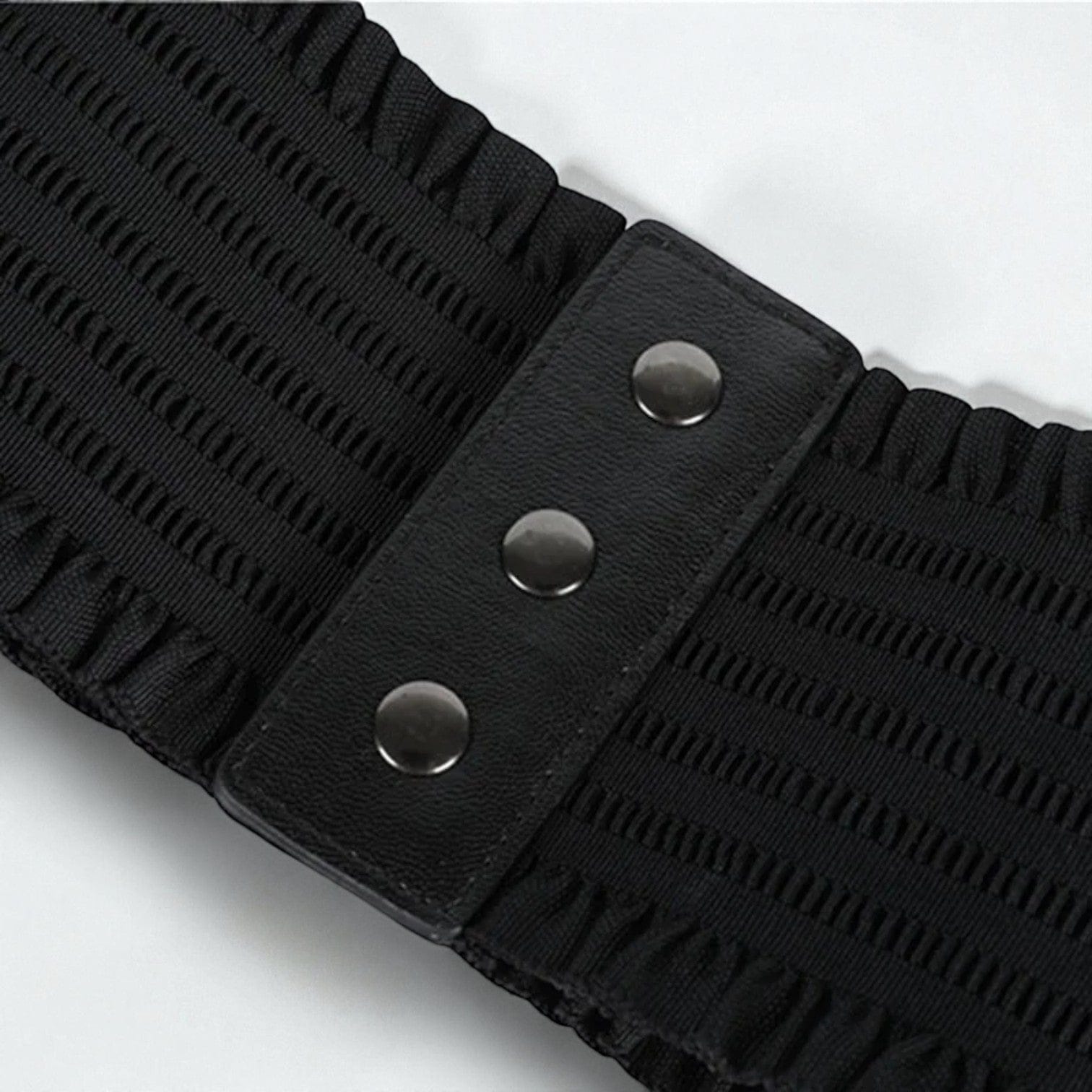 Ceinture large femme effet corset moderne en coton