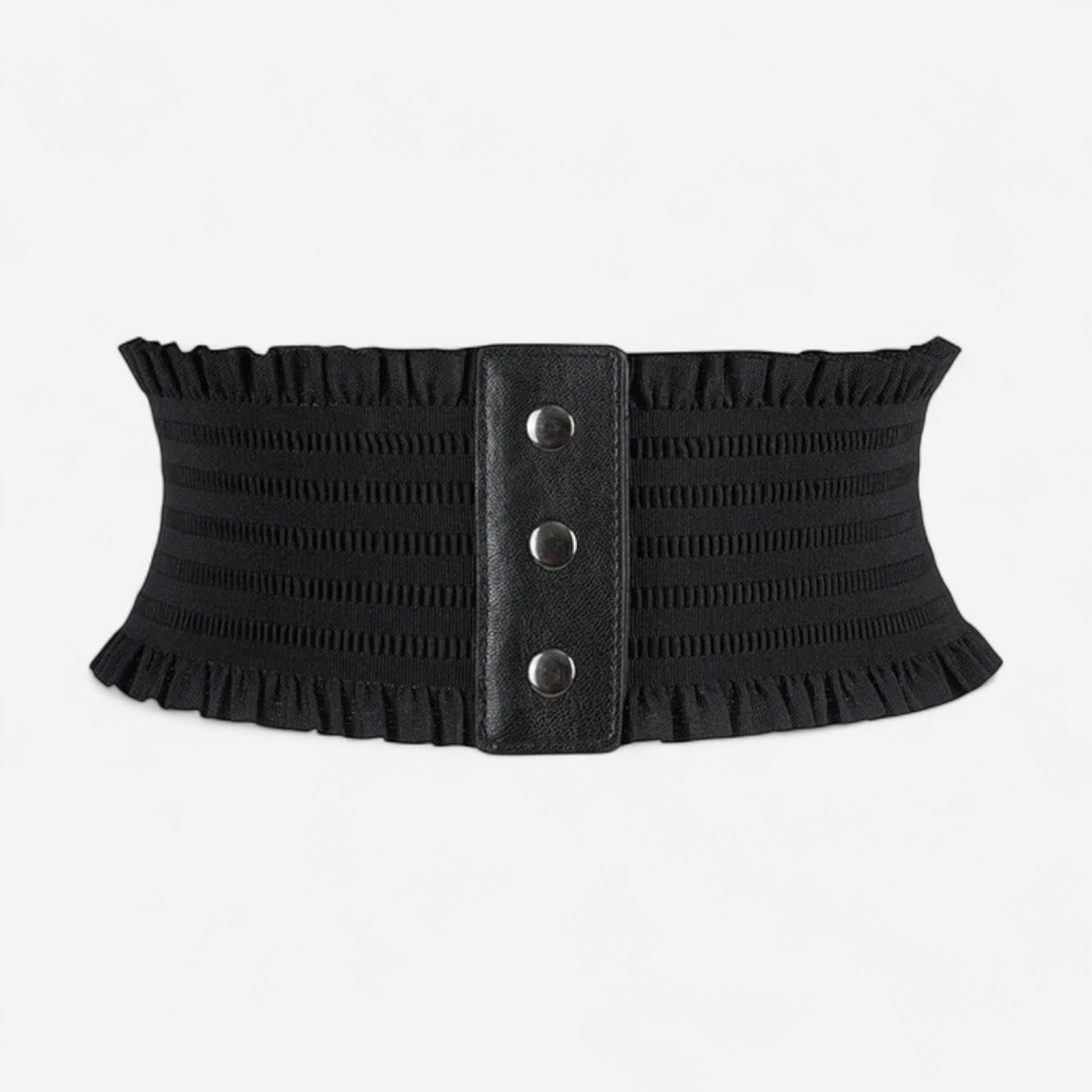 Ceinture large femme effet corset moderne en coton