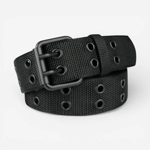 Ceinture militaire homme avec boucle double ardillon robuste