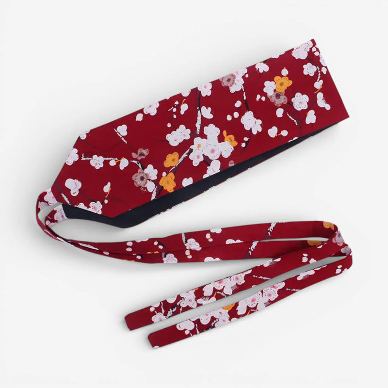 Ceinture obi à nouer en tissu femme style asiatique