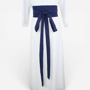 Ceinture obi en coton pour femme avec style kimono
