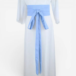 Ceinture obi en coton pour femme avec style kimono
