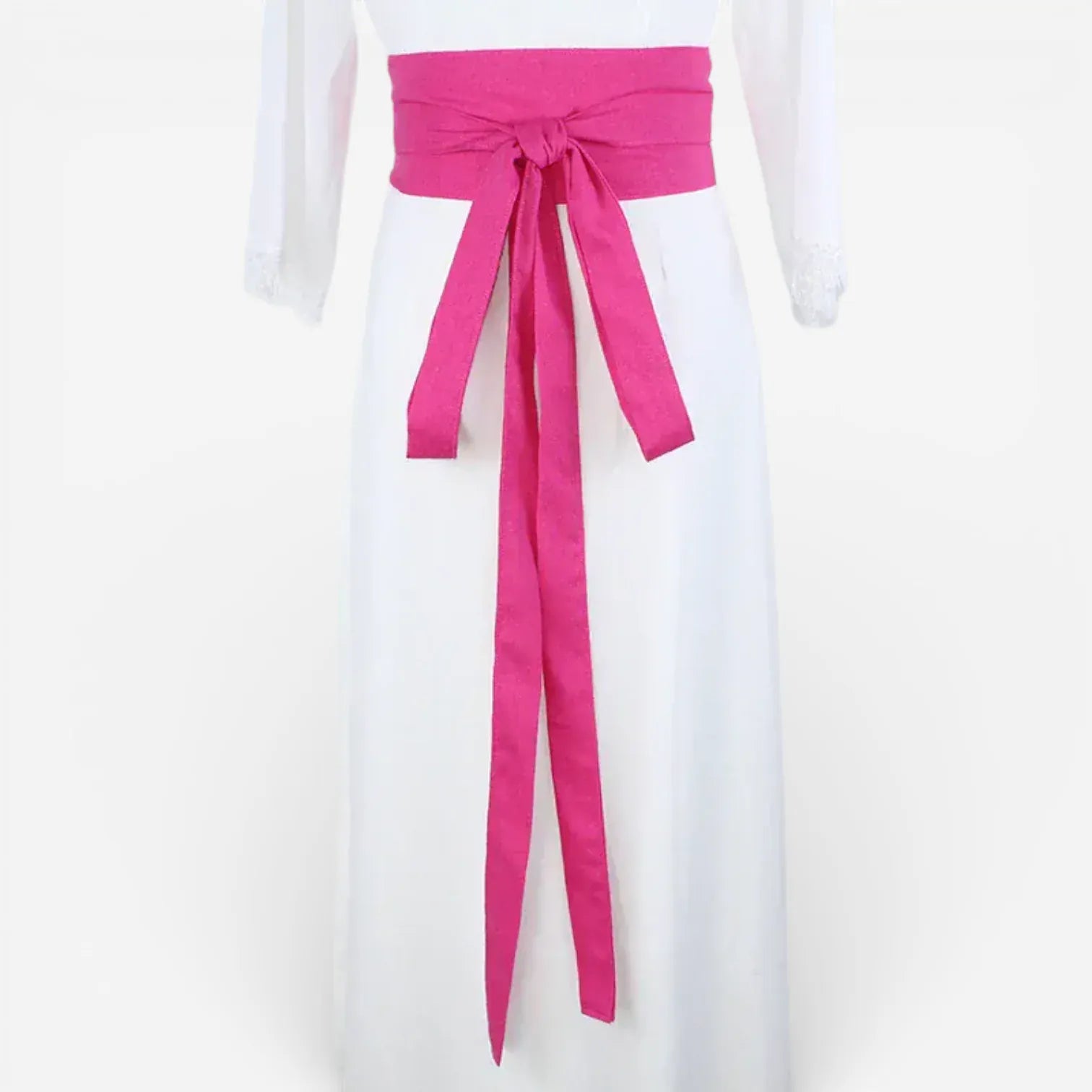 Ceinture obi en coton pour femme avec style kimono