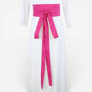 Ceinture obi en coton pour femme avec style kimono