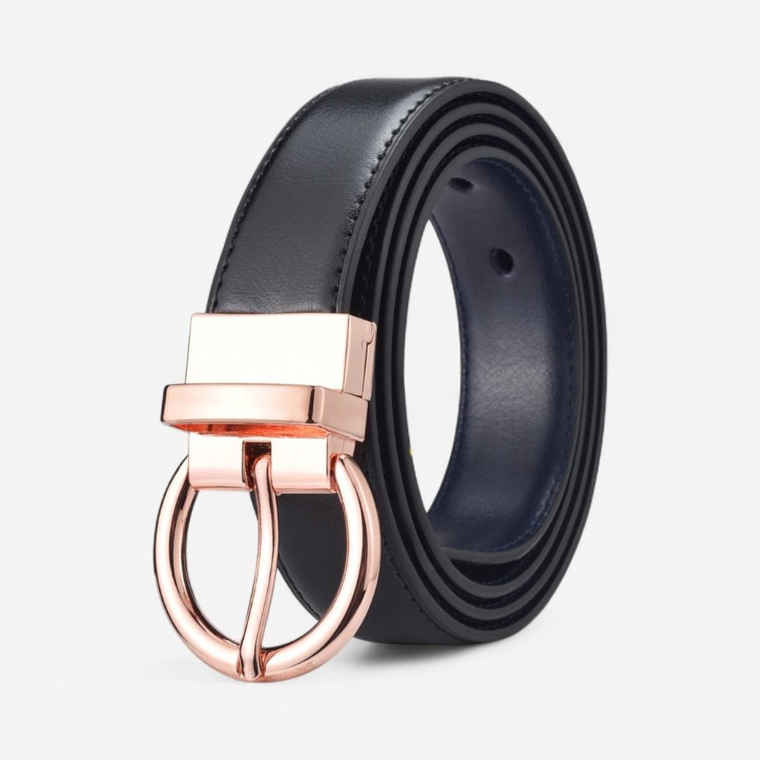 Ceinture réversible femme pour bureau ou soirée élégante