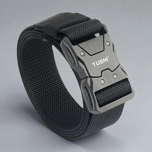 Ceinture tactique homme avec design technique et sangle tissée