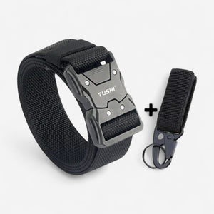 Ceinture tactique homme avec design technique et sangle tissée