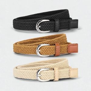 Ceinture tressée femme en tissu souple et design moderne