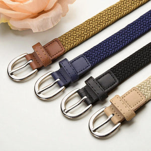 Ceinture tressée femme en tissu souple et design moderne