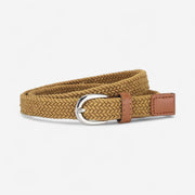 Ceinture tressée femme en tissu souple et design moderne