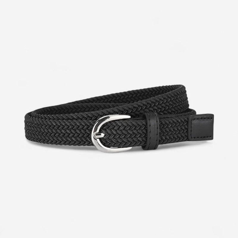 Ceinture tressée femme en tissu souple et design moderne