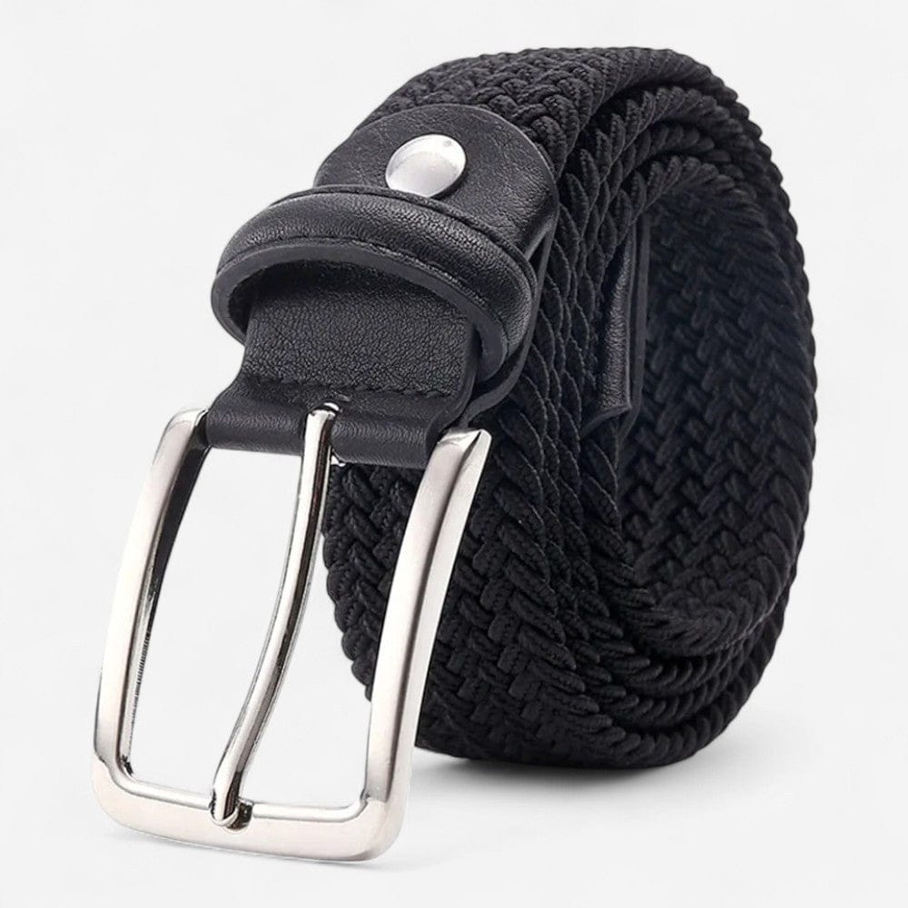 Ceinture tressée homme