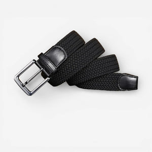Ceinture tressée homme en tissu maintien confortable