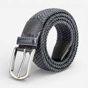 Ceinture tressée homme en tissu maintien confortable