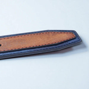 Ceinture unisexe avec finition bicolore et texture douce