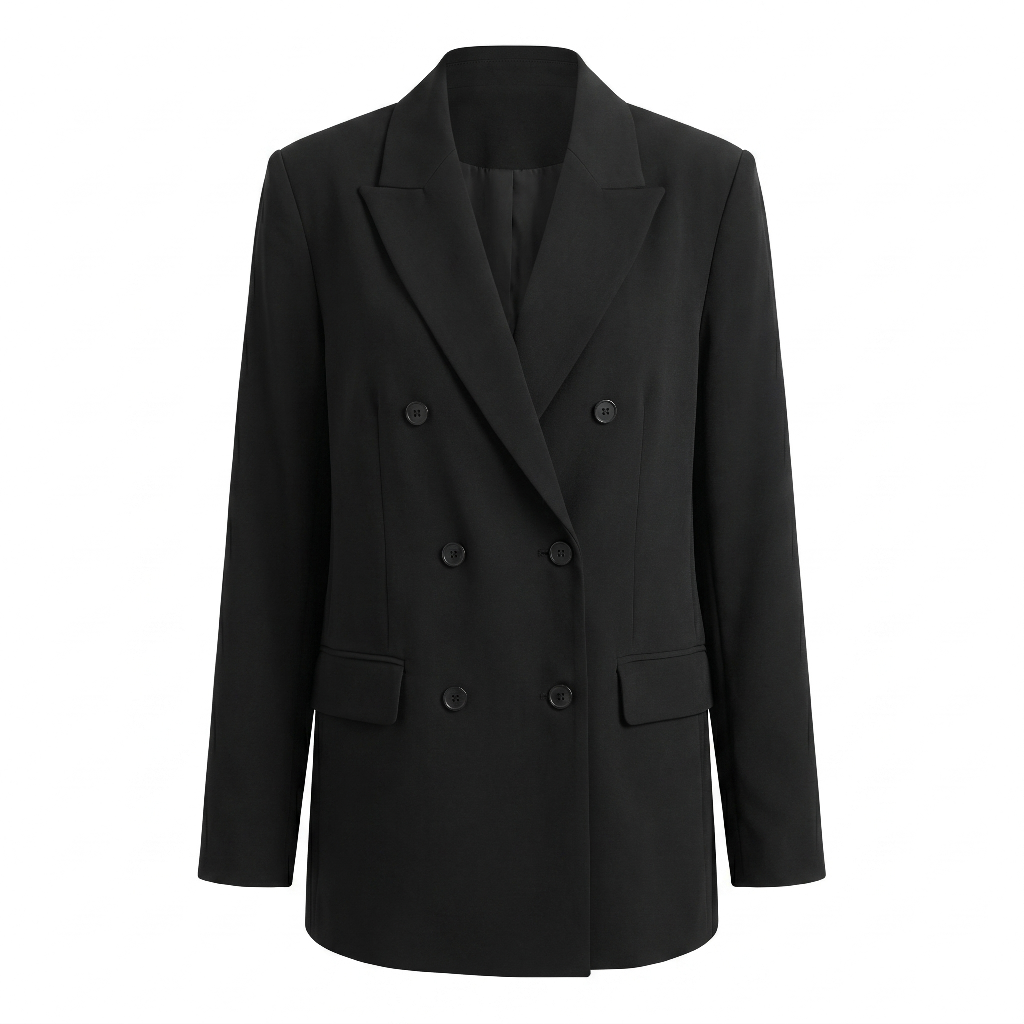 Blazer femme vintage ample - Noir