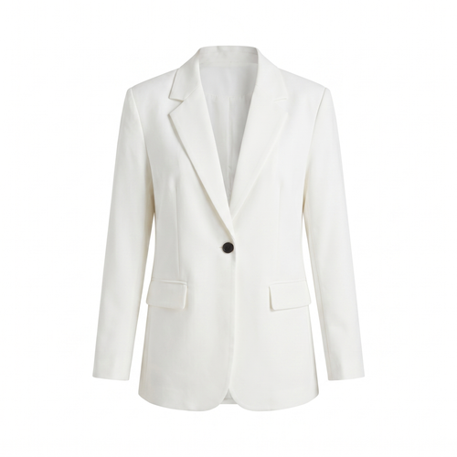 Blazer femme élégant pour le bureau - Blanc