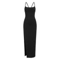 Robe dos-nu licou noir - packshot