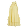 Robe dos-nu Y2K jaune - packshot