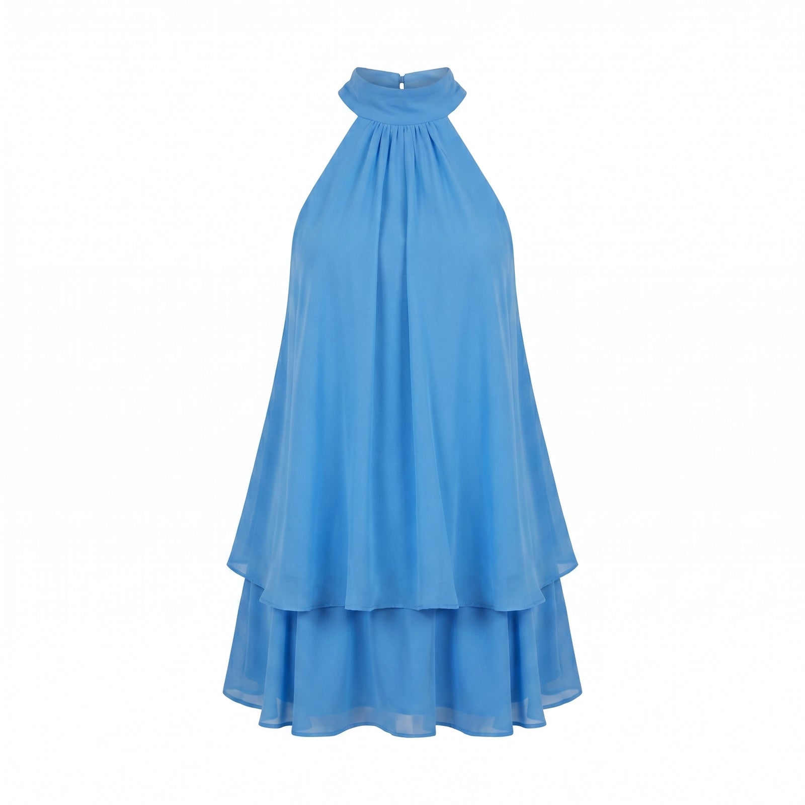 Robe dos-nu Y2K bleu - packshot