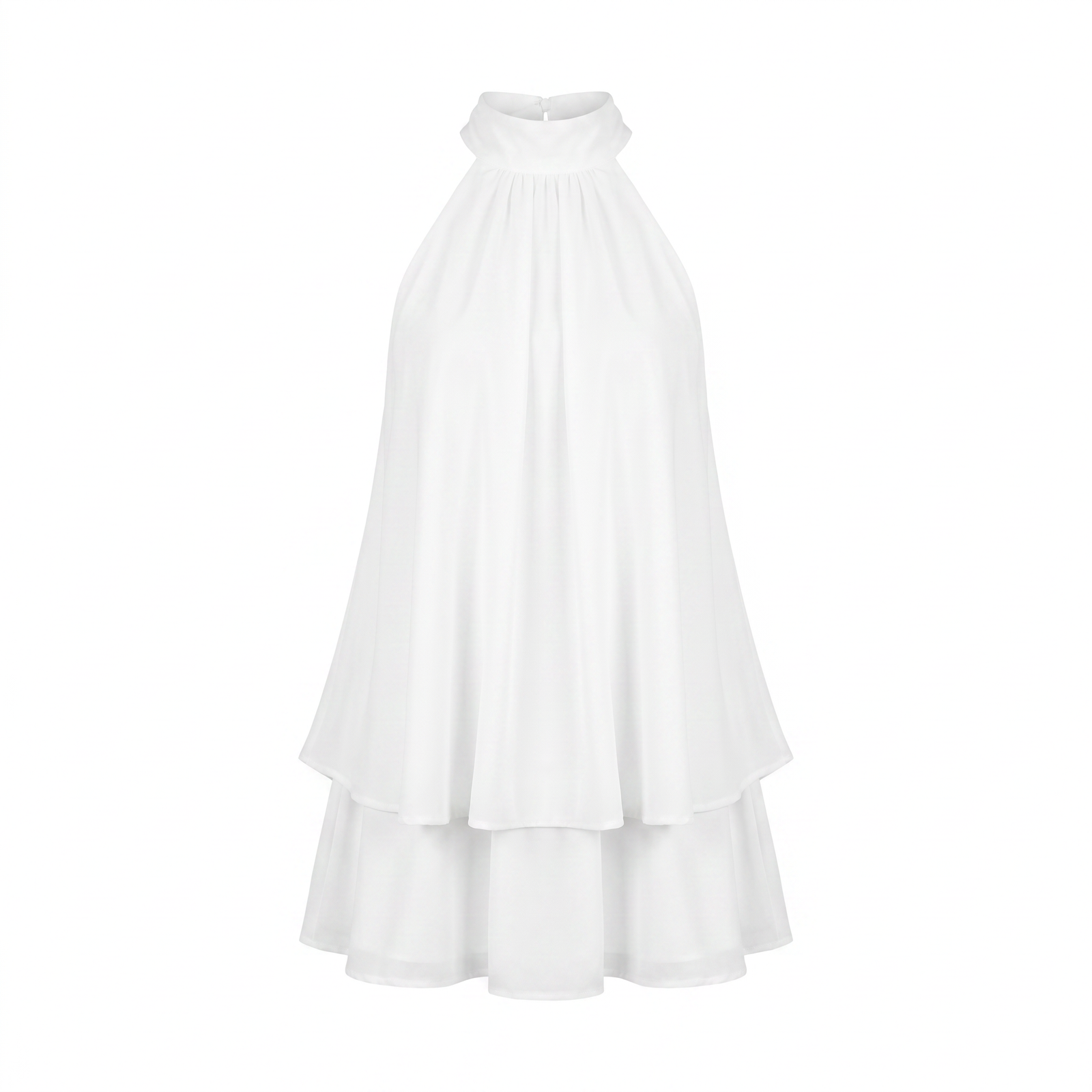 Robe dos-nu Y2K blanc - packshot