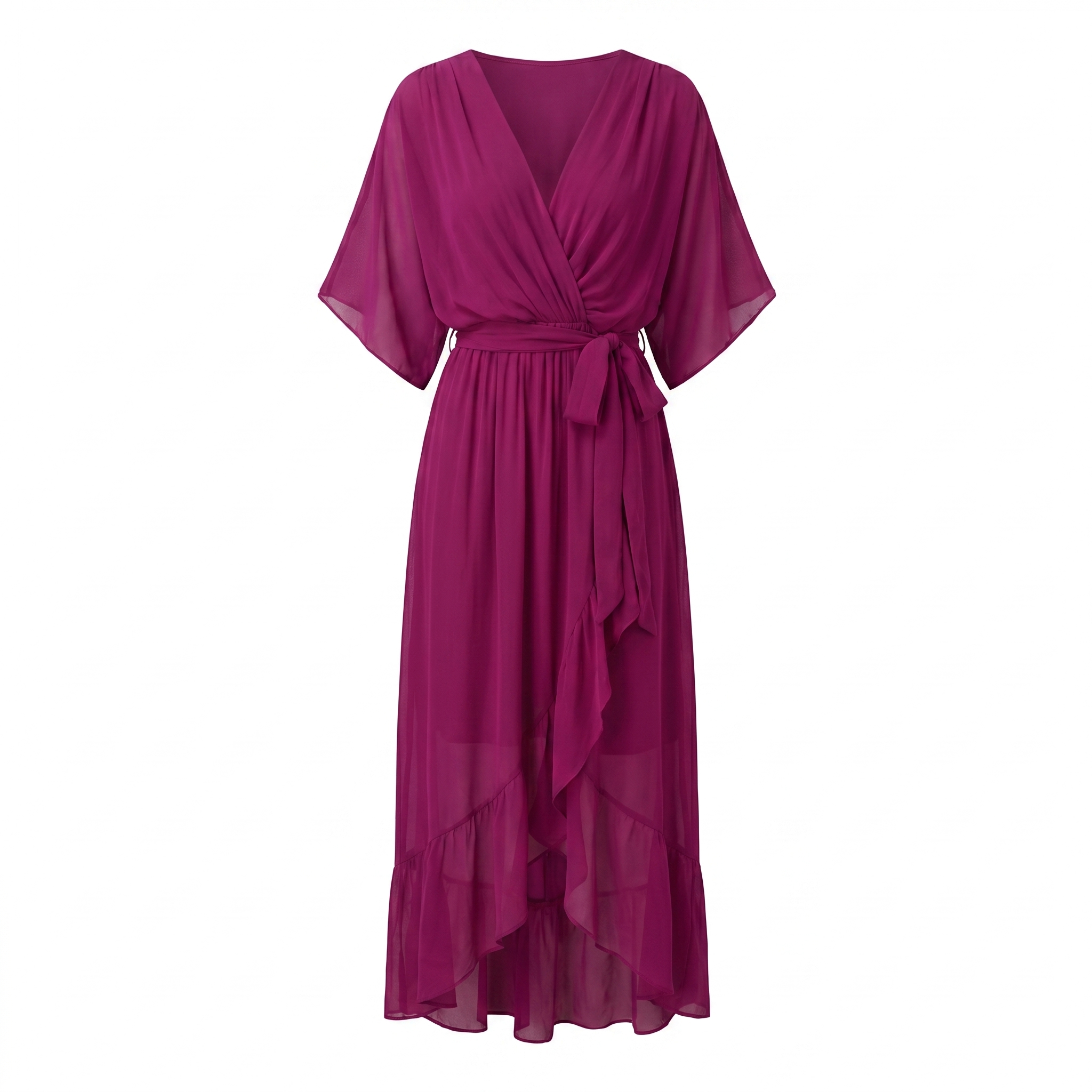 Robe plage violet - packshot
