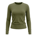 T-shirt manches longues vert - packshot