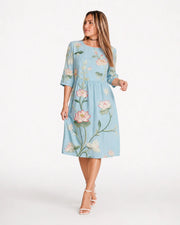 Robe florale col rond