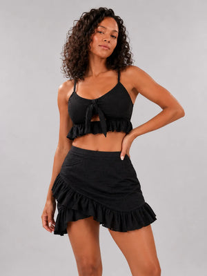 Ensemble bikini trois pièces avec robe