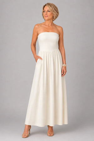 Robe bustier convertible cintrée
