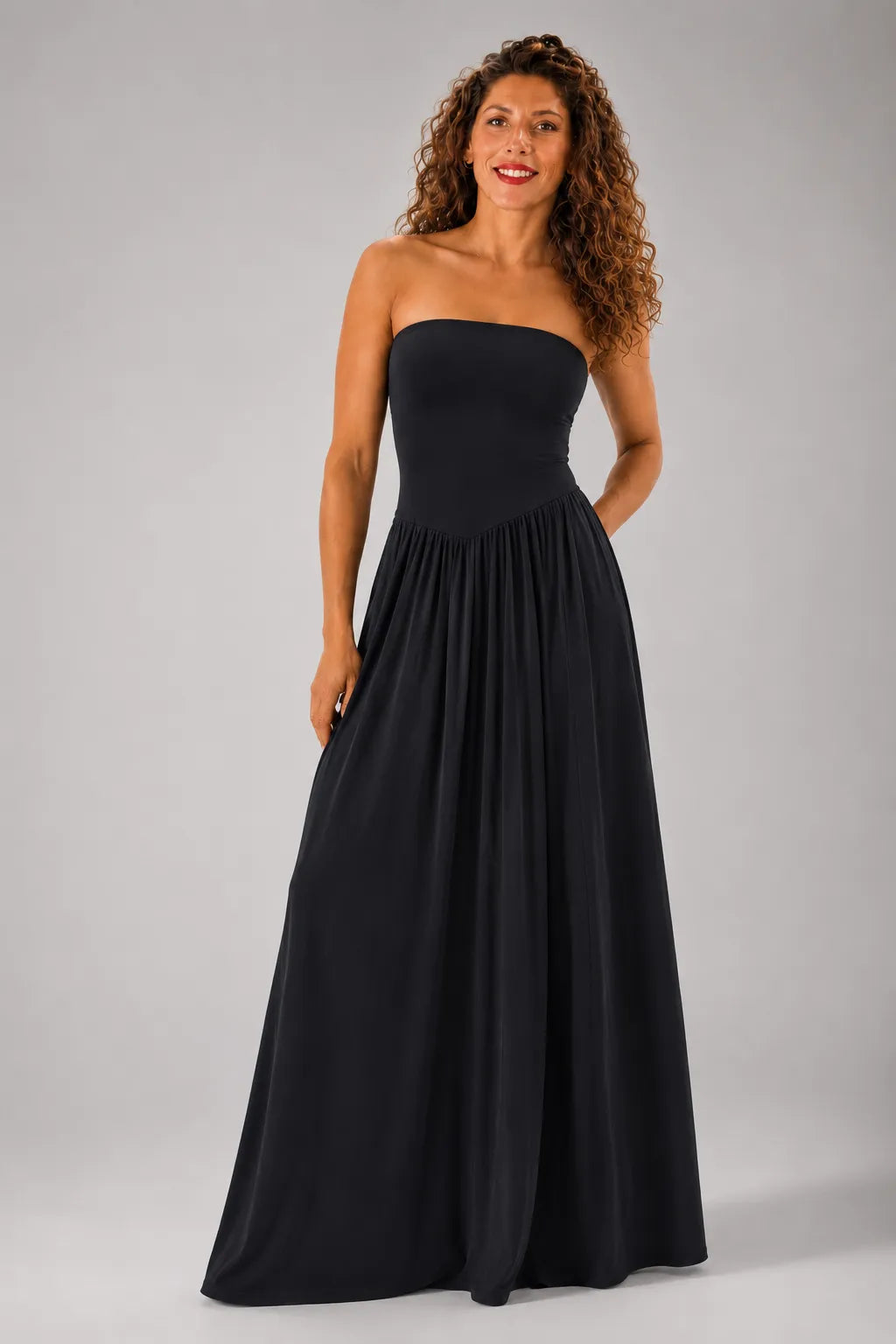 Robe bustier convertible cintrée