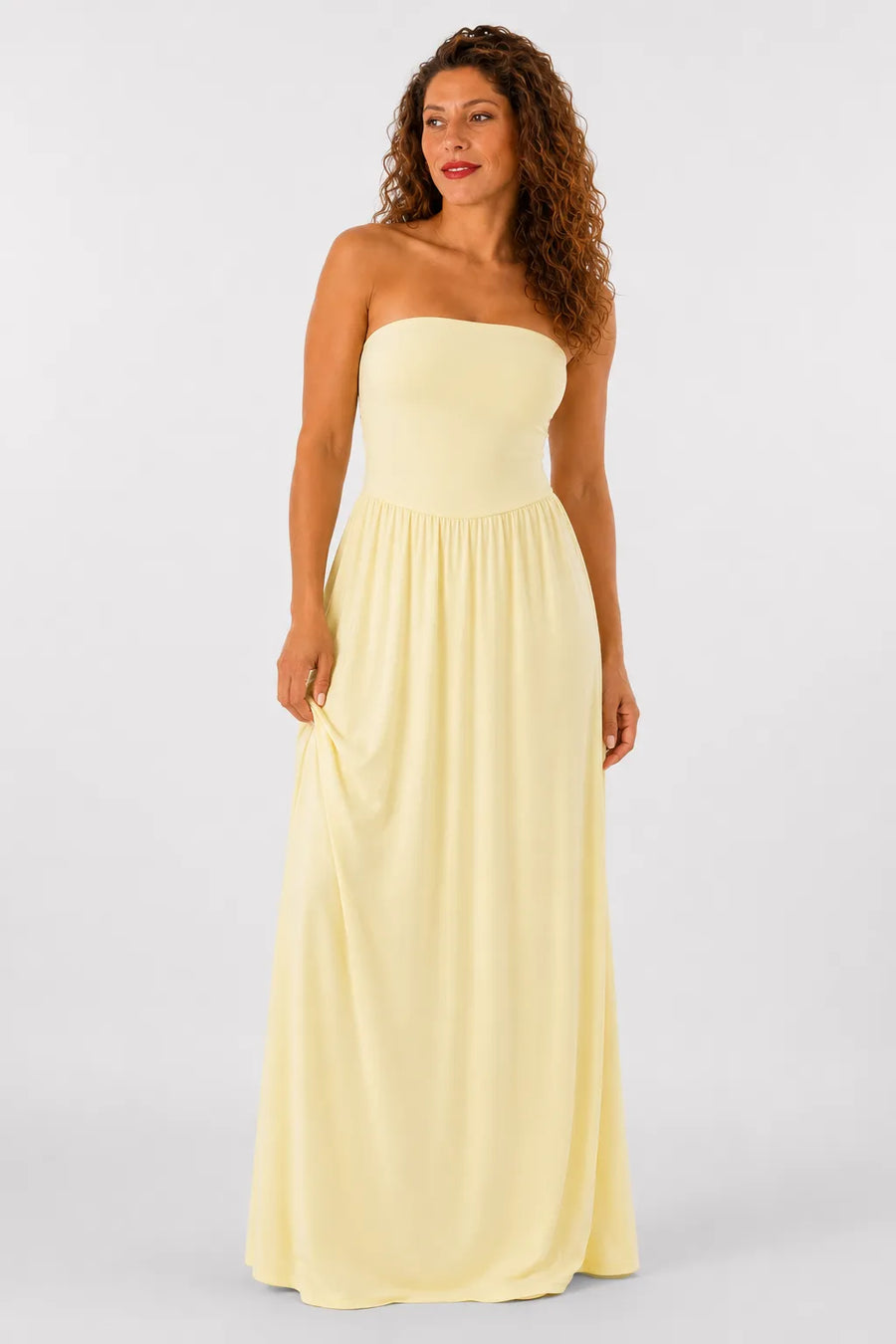 Robe bustier convertible cintrée