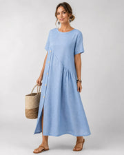 Robe décontractée boutonnée