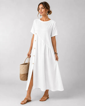 Robe décontractée boutonnée