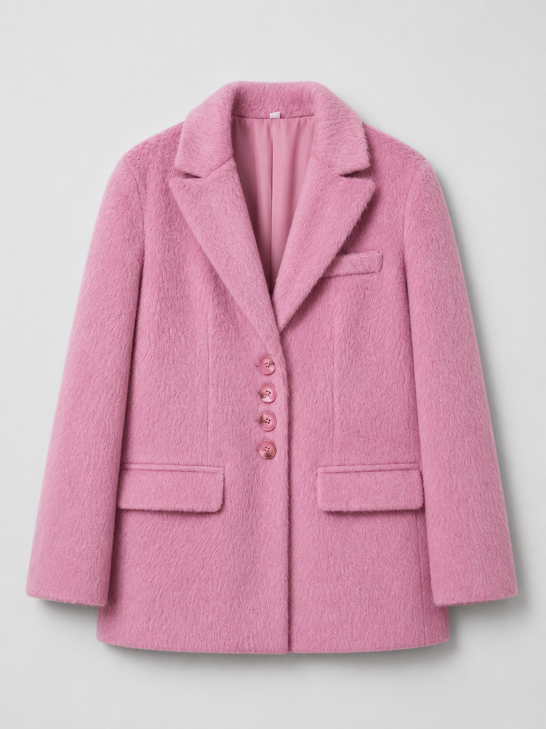Blazer femme chaud à col rabattu