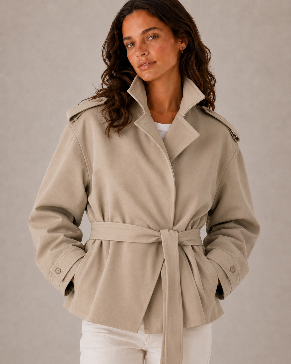 Veste femme cintrée à col à revers